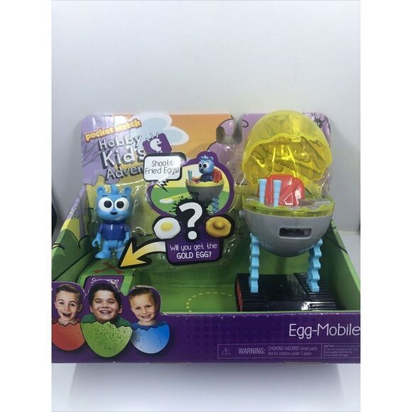Pocket Watch Hobby Kids Adventure Egg-Mobile Toy Set New HobbyKidsTV - Picture 1 of 14